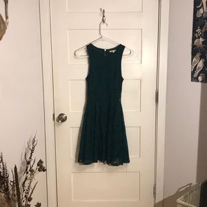 Emerald Lace Dress